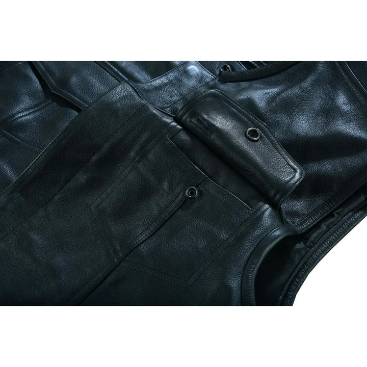 Biker champ Men's Biker Leather Vest