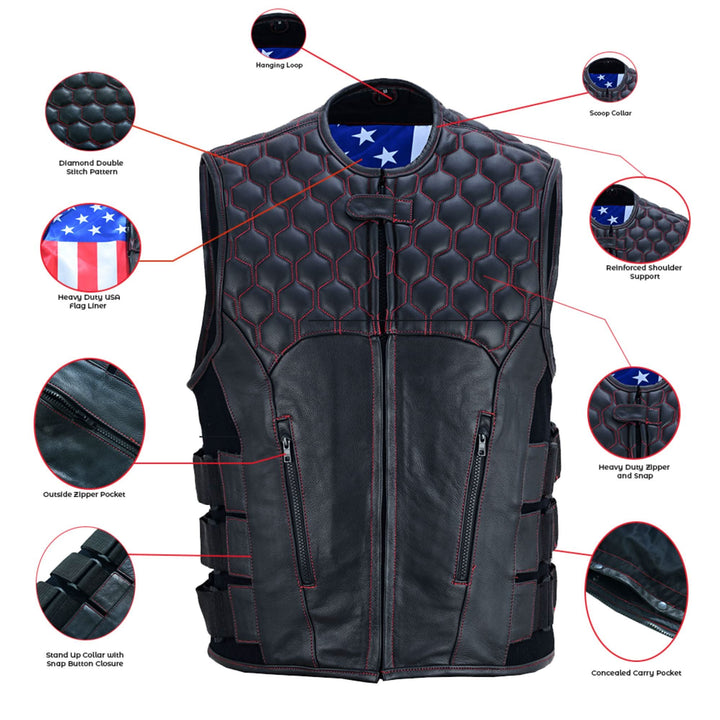 Patriot Wheels Moto Vest