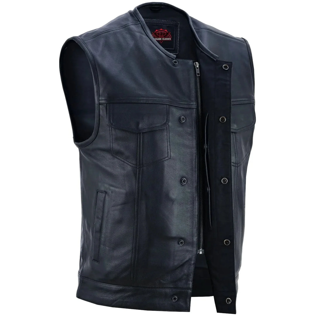 Biker champ Men's Biker Leather Vest