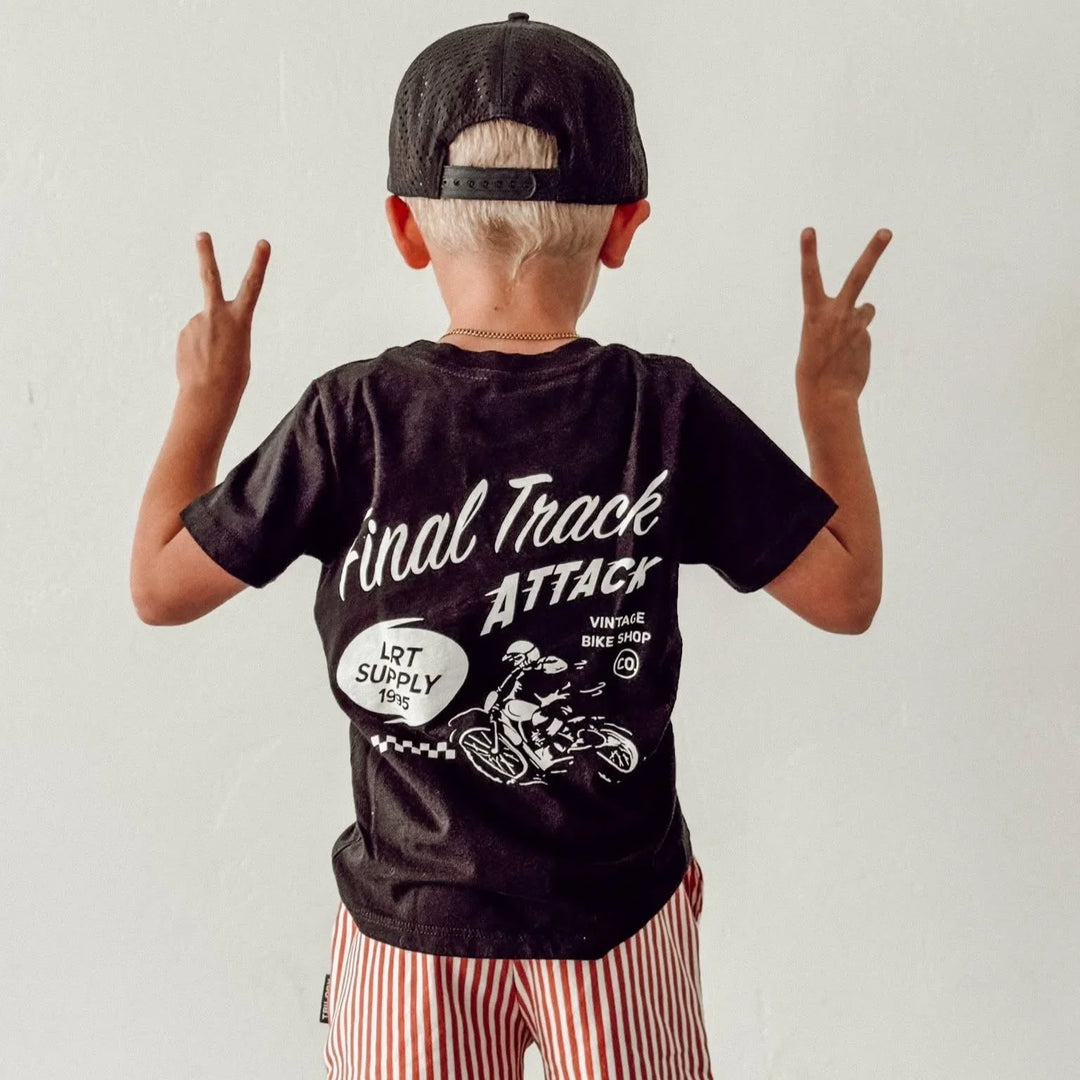 FINAL TRACK ATTACK TEE - BLACK