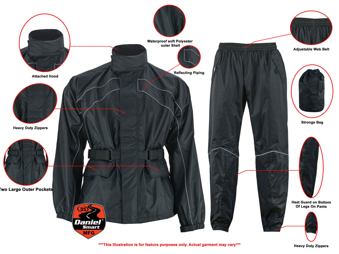 Rainrider Rain Suit - Black
