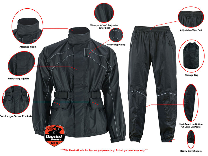 Rainrider Rain Suit - Black