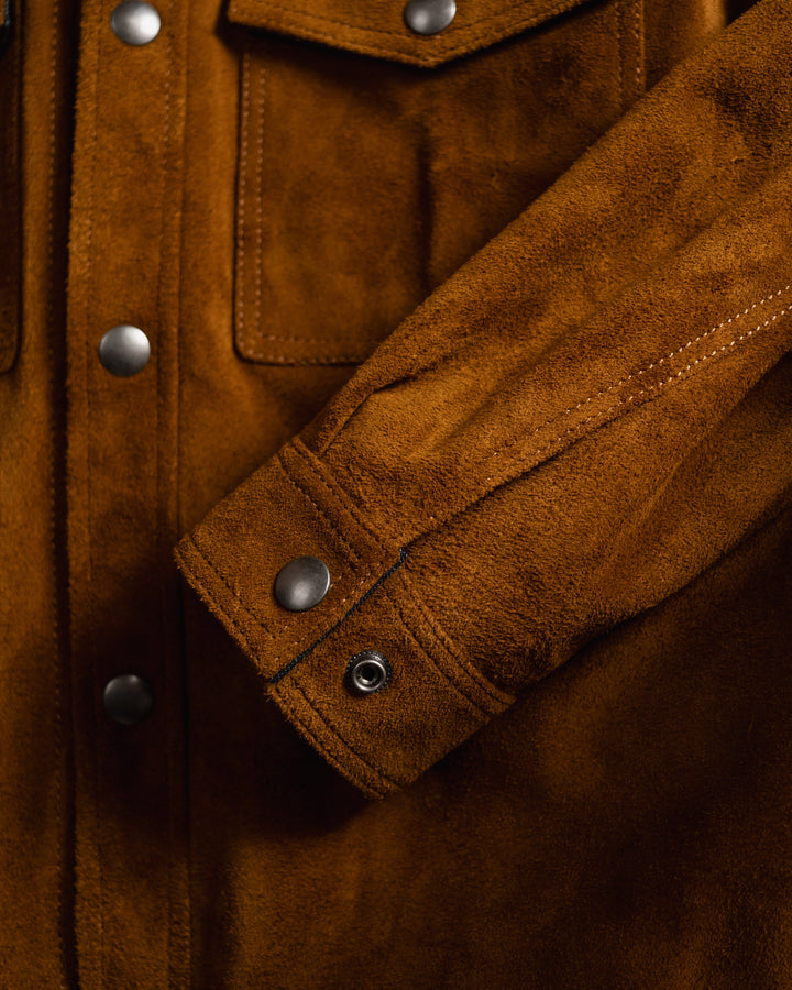 Peak Overshirt Leather