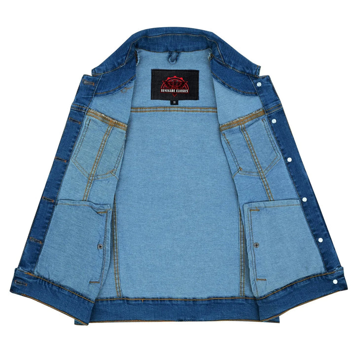 Skyline Blue Women's denim vest