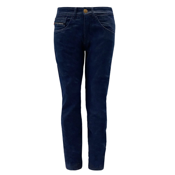 Straight Leg Protective Jeans for Women - Indigo Blue with Pads