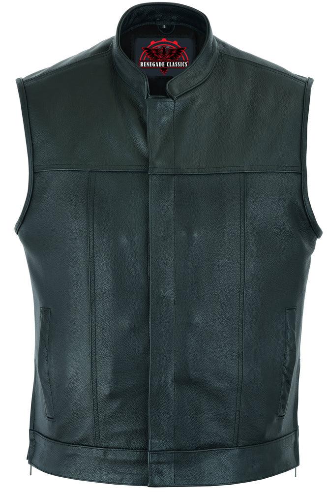 Cross Ride Men's Motorcycle Vest - Black