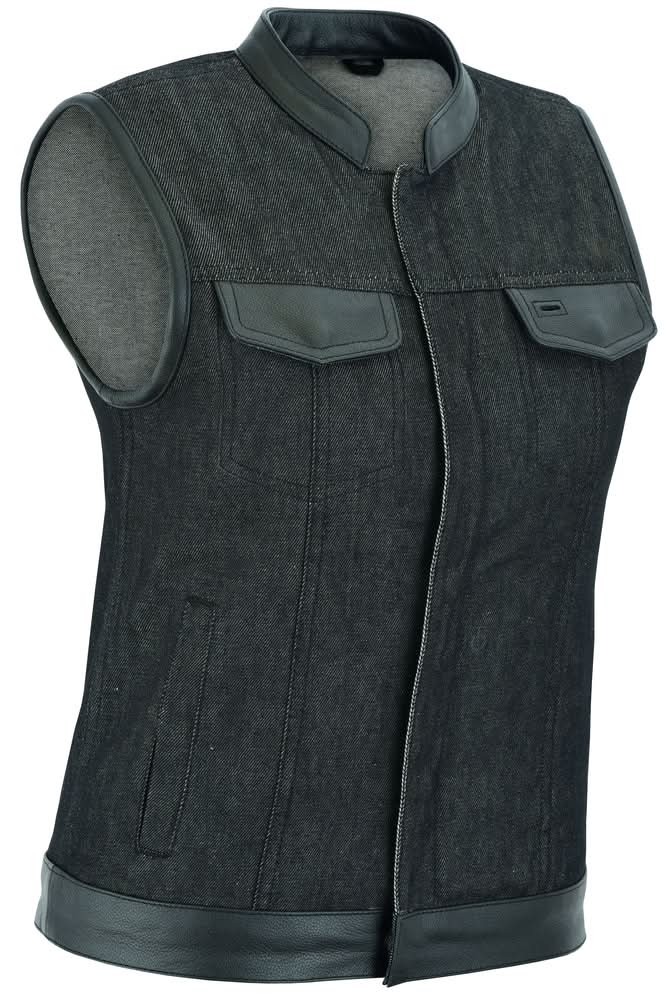 Wildfire Black Women's Denim Vest