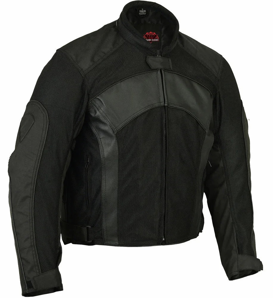 The Brimstone Leather & Mesh Motorcycle Jacket