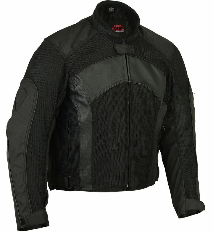 The Brimstone Leather & Mesh Motorcycle Jacket