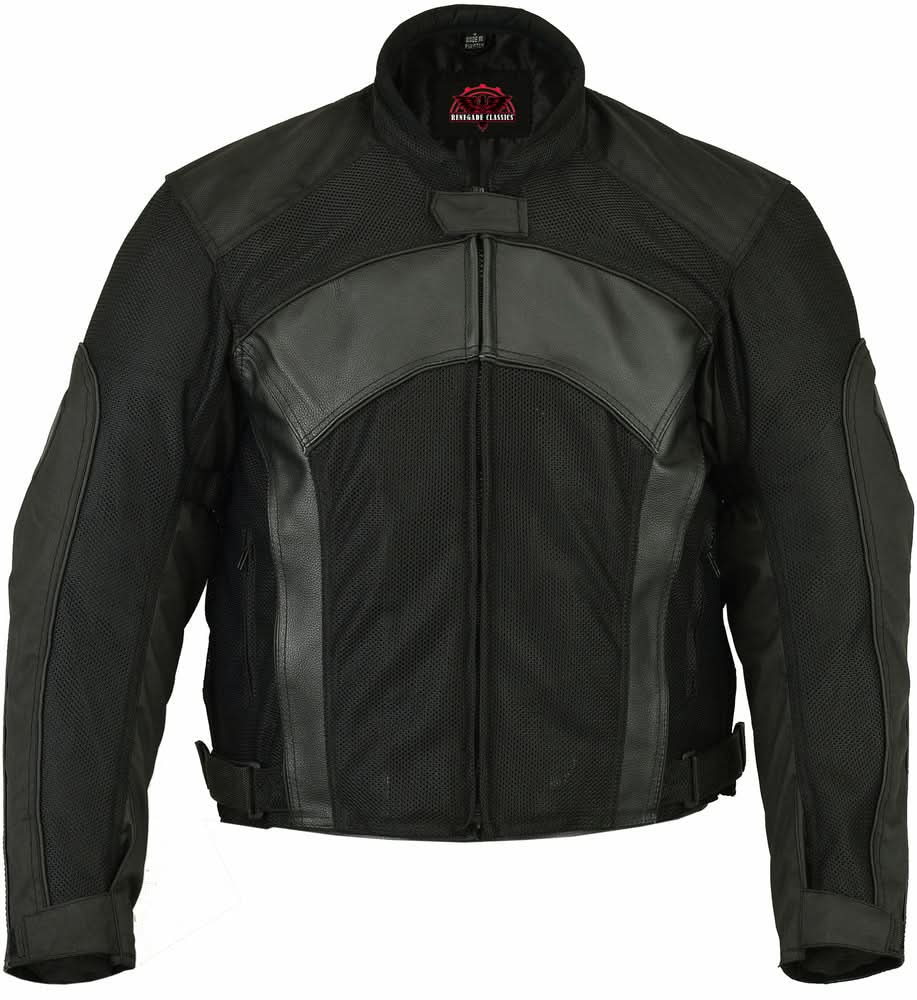 The Brimstone Leather & Mesh Motorcycle Jacket