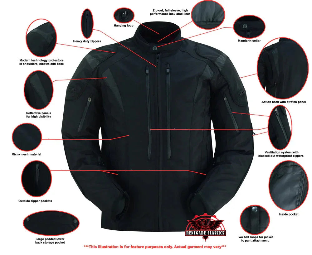 Quantum Mesh Motorcycle Jacket – Ventilated