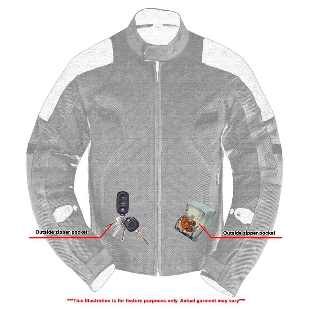 Men's High-Vis Performance Mesh Jacket – Protective & Stylish