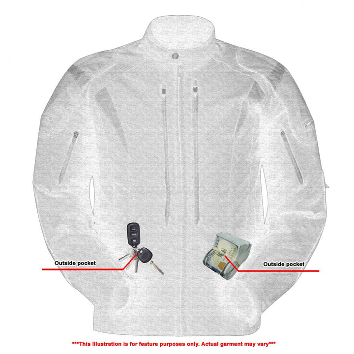 Quantum Mesh Motorcycle Jacket – Ventilated