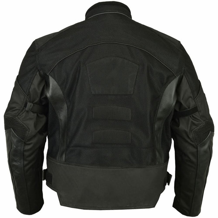 The Brimstone Leather & Mesh Motorcycle Jacket