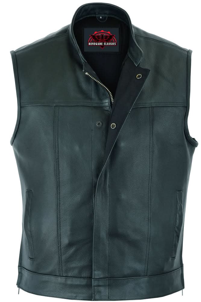 Cross Ride Men's Motorcycle Vest - Black