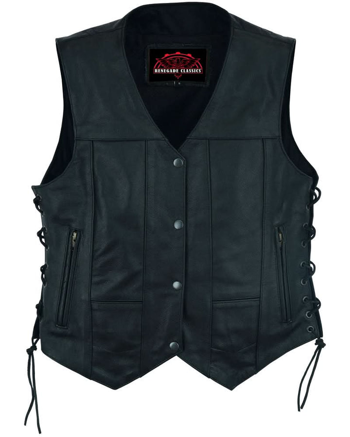 Wild Orchid Women's leather vest