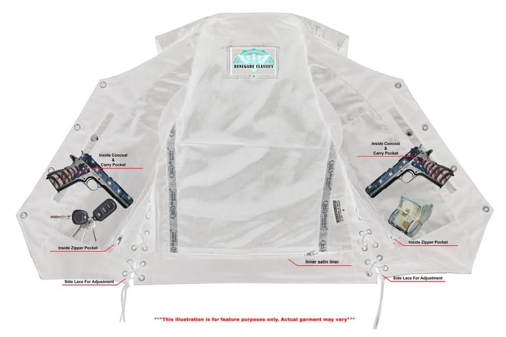 Wild Orchid Women's leather vest