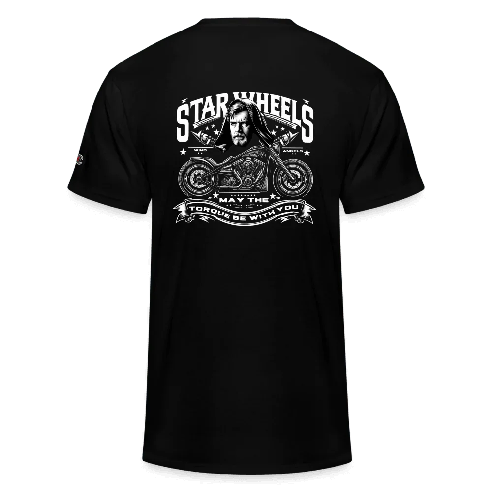 Star Wheels T-Shirt - black