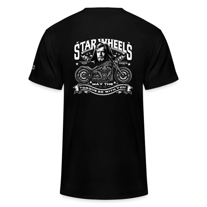 Star Wheels T-Shirt - black