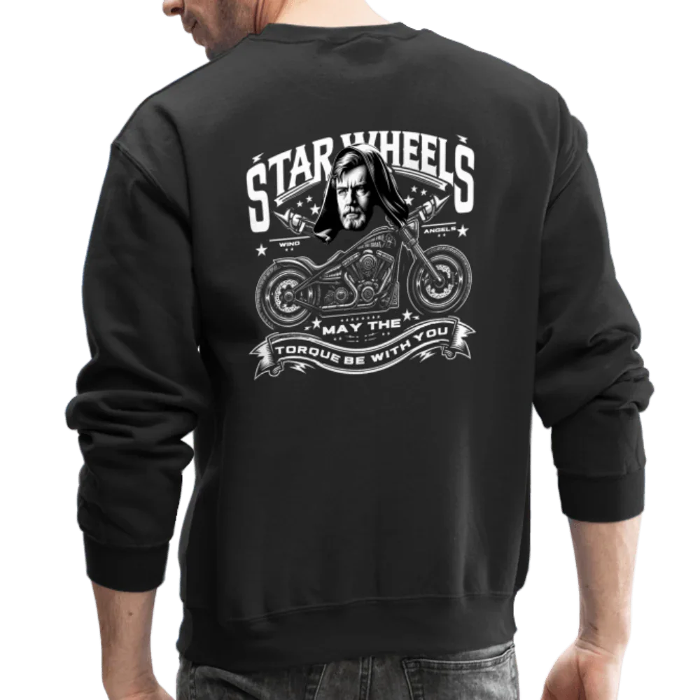 Star Wheels Sweatshirt - black