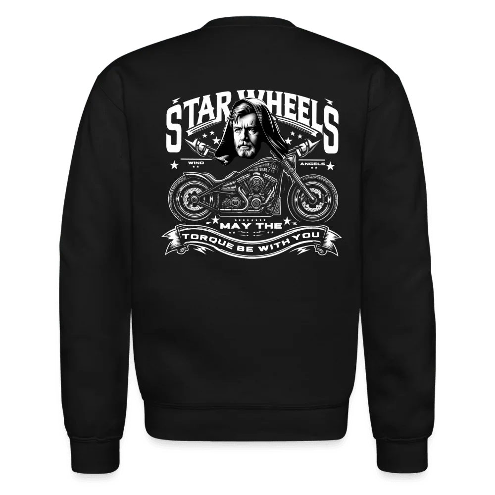 Star Wheels Sweatshirt - black