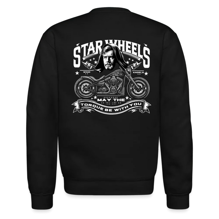 Star Wheels Sweatshirt - black