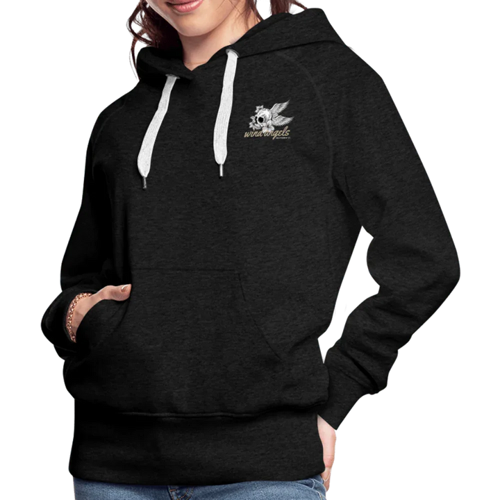 LOVE Moto Hoodie - charcoal grey