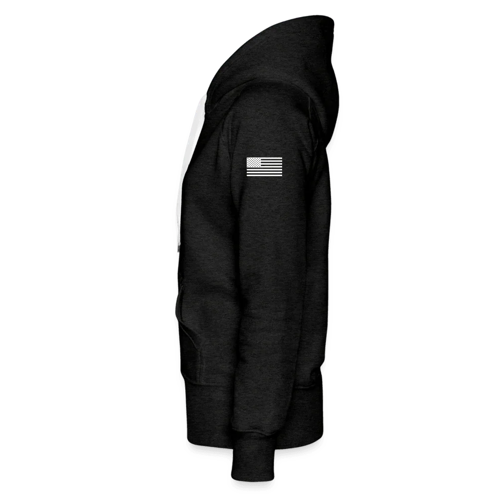 LOVE Moto Hoodie - charcoal grey