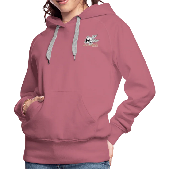LOVE Moto Hoodie - mauve