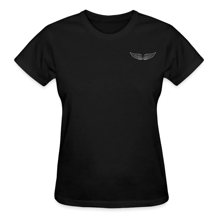 Good Girl Bad Habits V-Neck T-Shirt - black