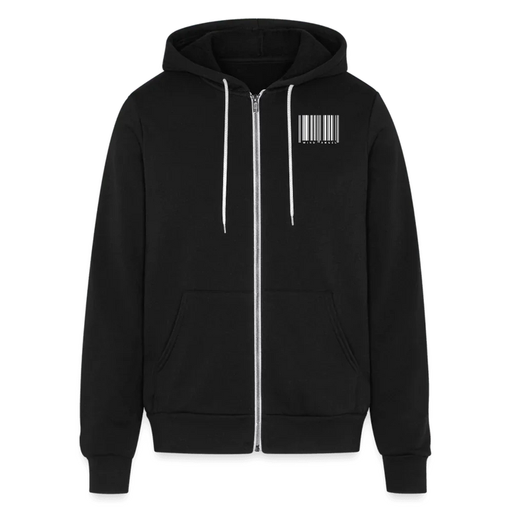 Biker Chick Zip Hoodie - black