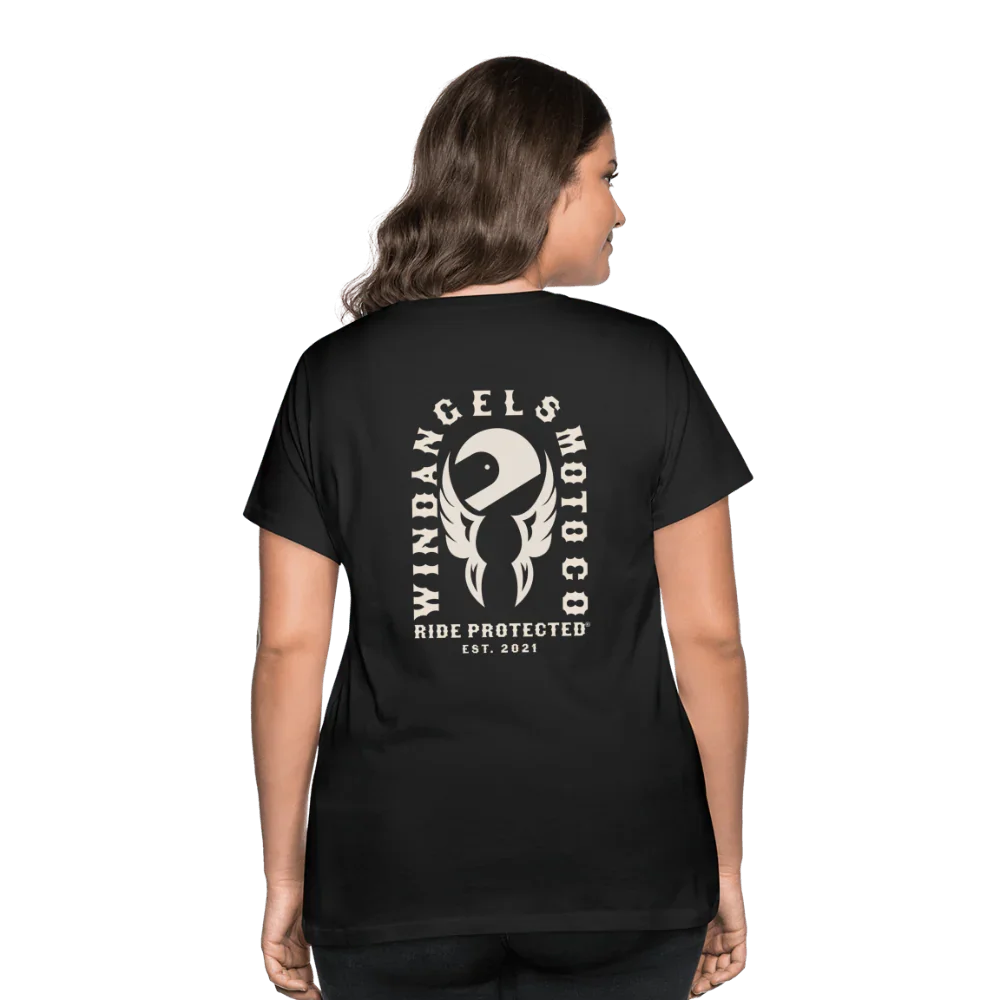 Women’s Curvy T-Shirt - black