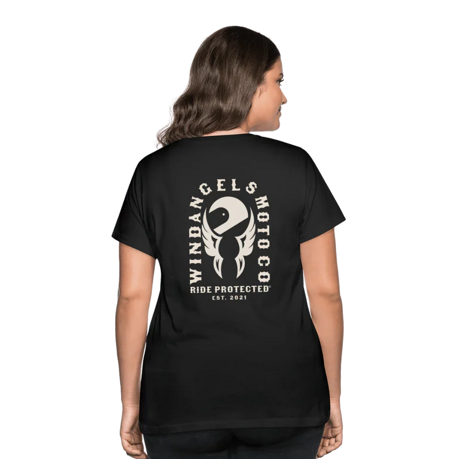 Women’s Curvy T-Shirt - black