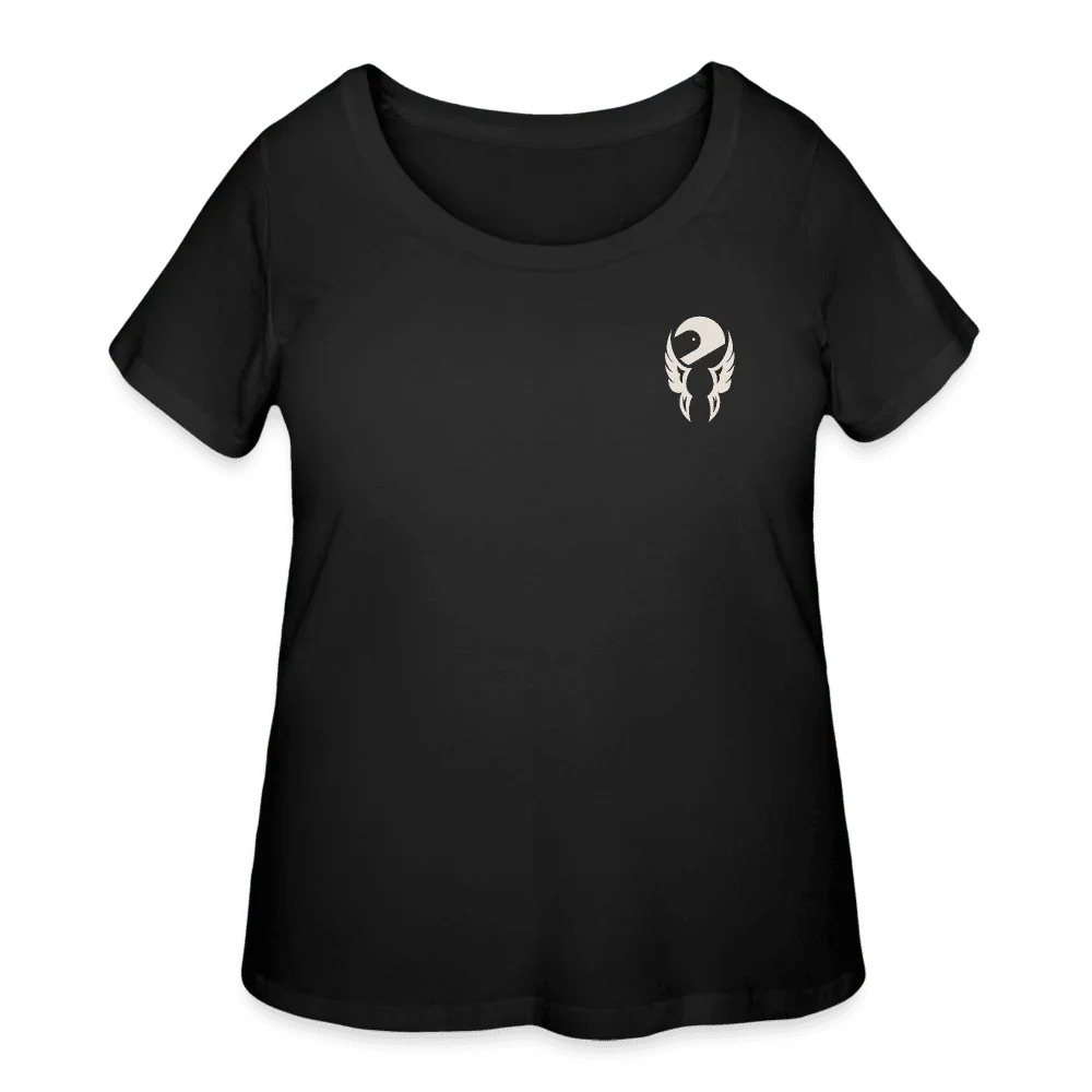 Women’s Curvy T-Shirt - black