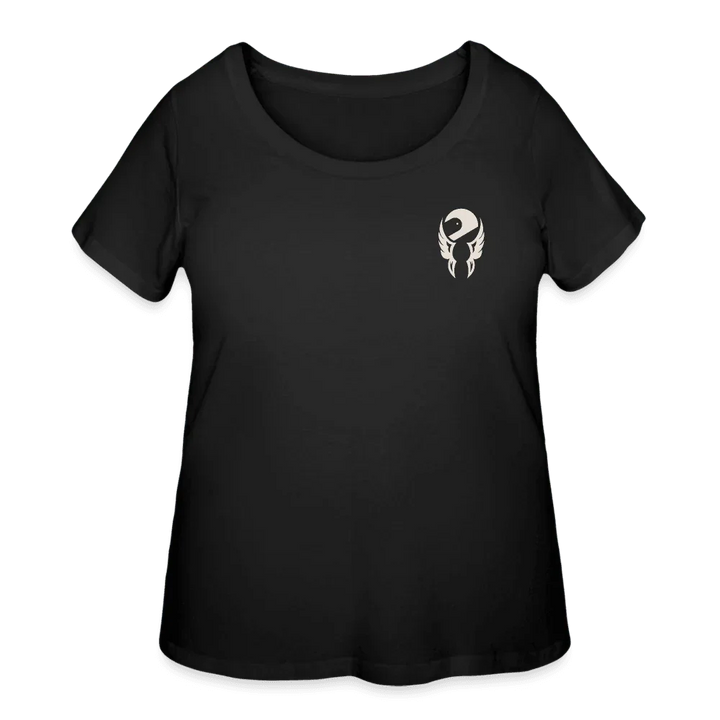 Women’s Curvy T-Shirt - black