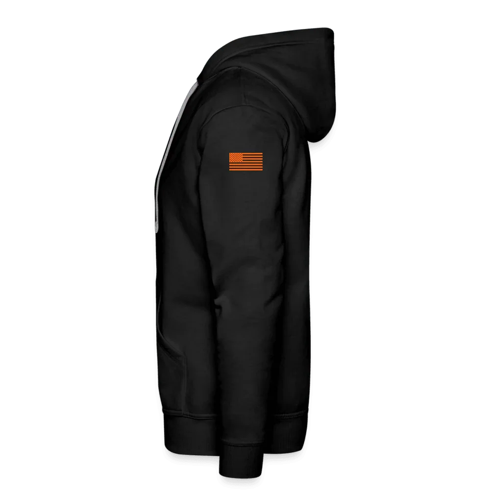 Honey Bagger Don't Care Zip Hoodie - black