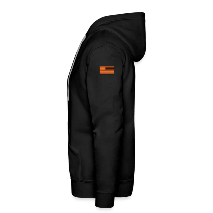 Honey Bagger Don't Care Zip Hoodie - black