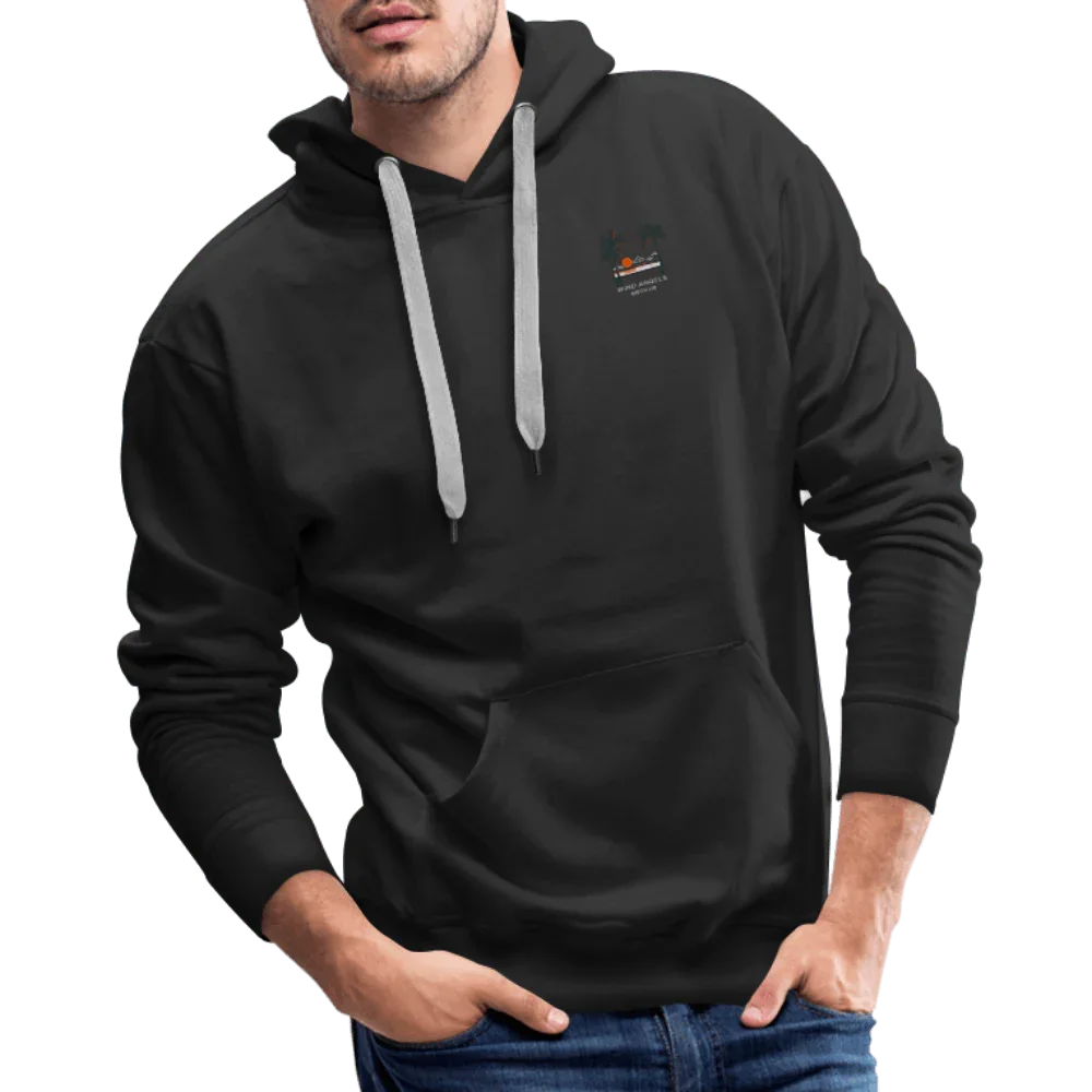 Honey Bagger Don't Care Zip Hoodie - black