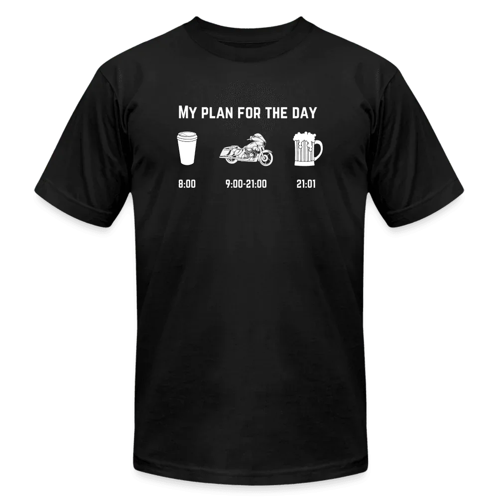 Plan for the Day T-Shirt - black