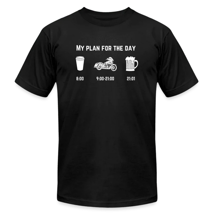 Plan for the Day T-Shirt - black