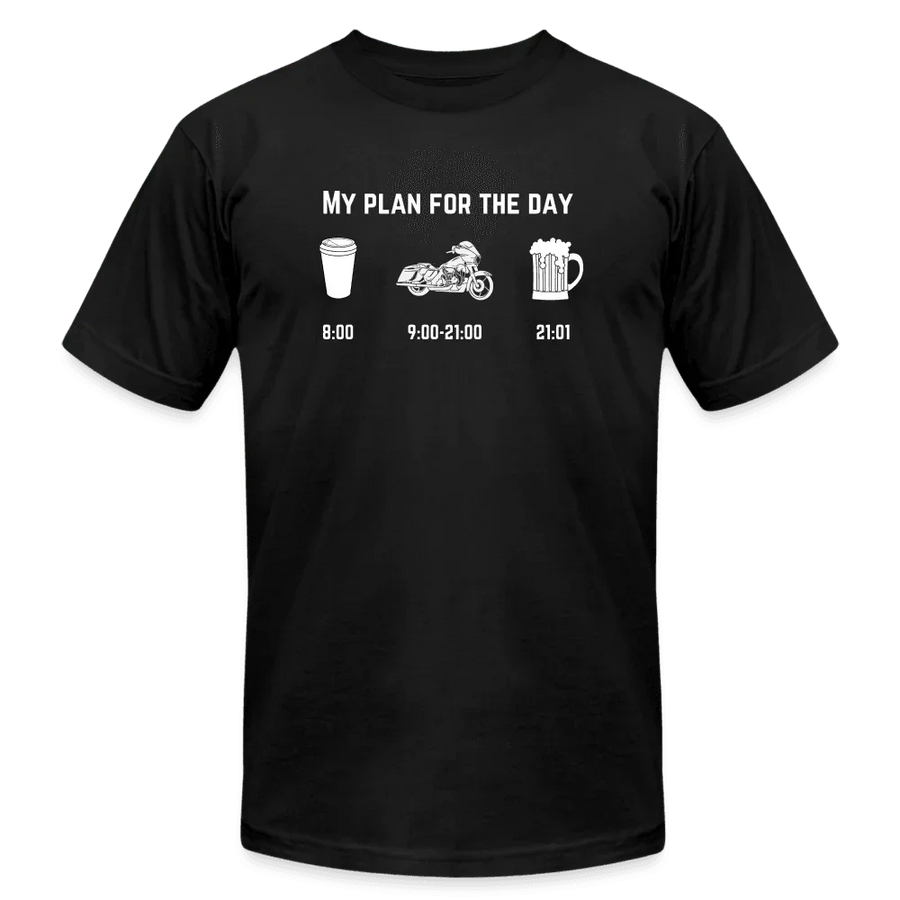 Plan for the Day T-Shirt - black
