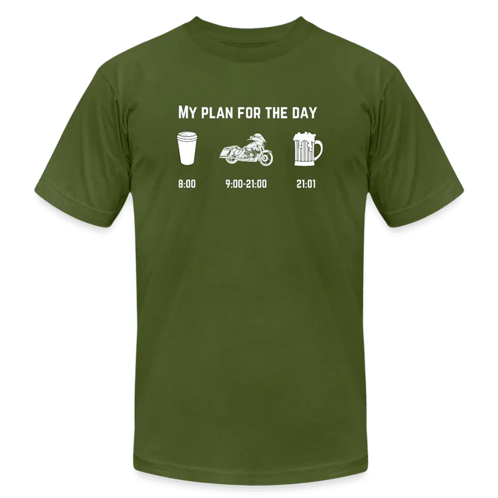 Plan for the Day T-Shirt - olive