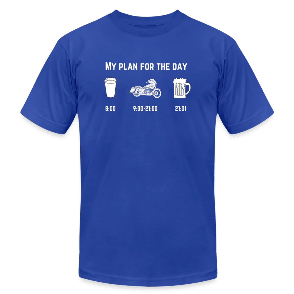 Plan for the Day T-Shirt - royal blue
