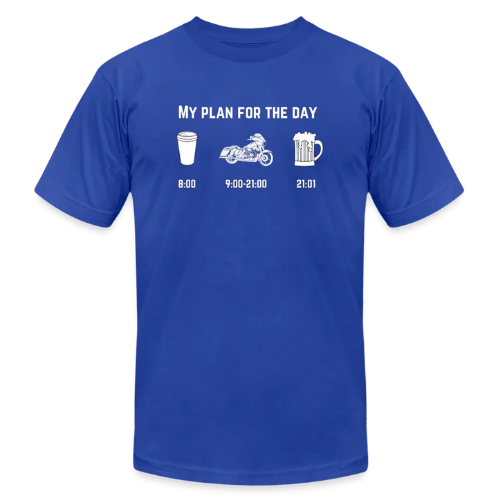Plan for the Day T-Shirt - royal blue