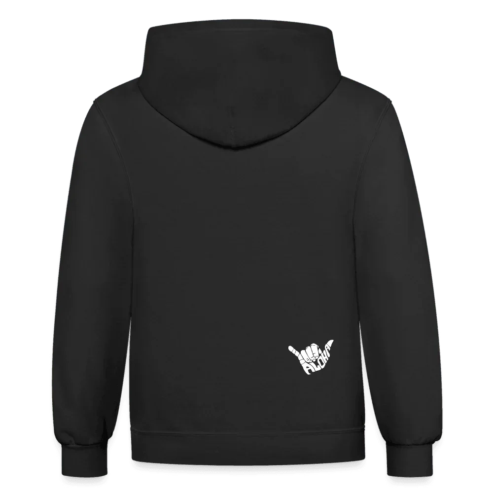 Ride Aloha Hoodie - black/asphalt