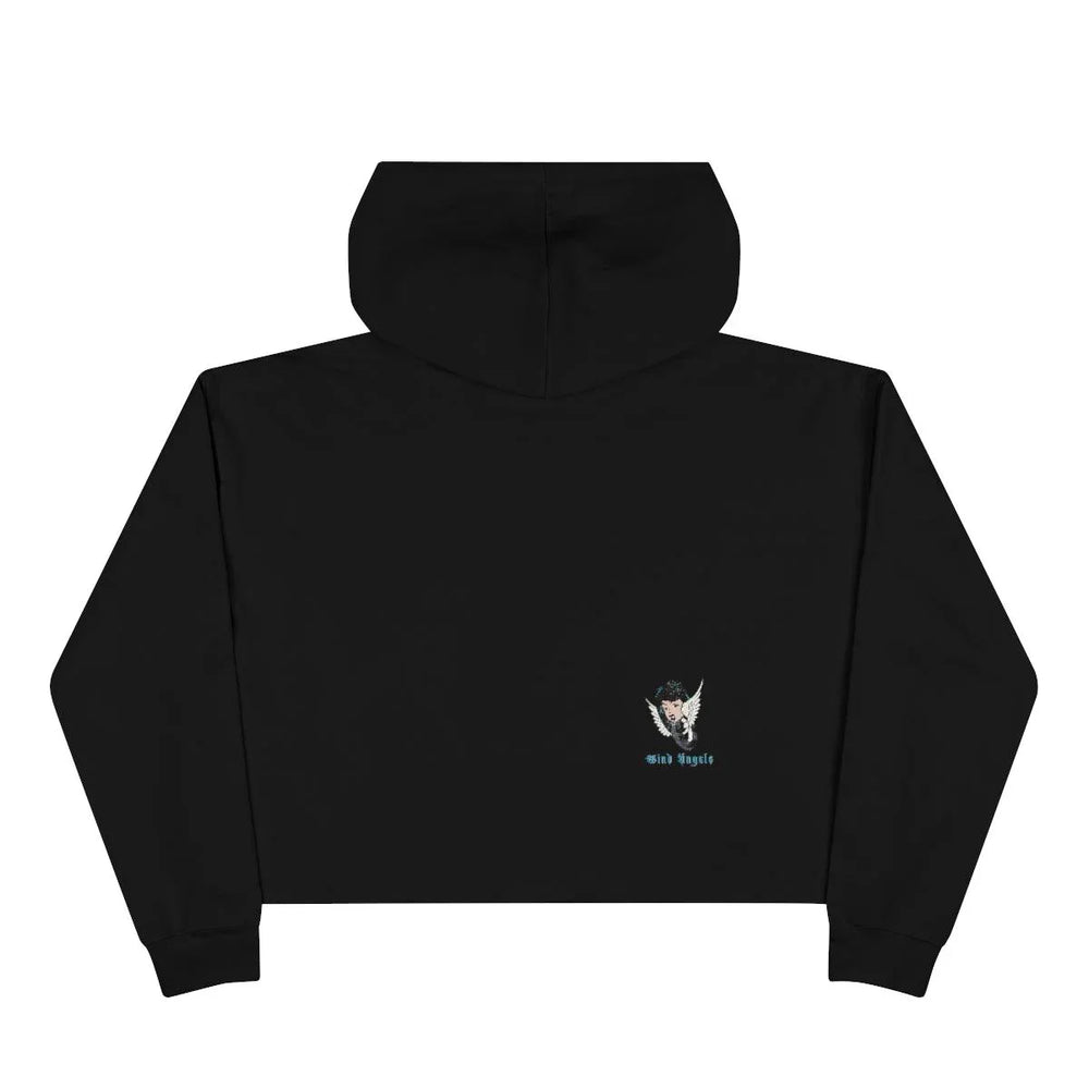 Scare You, Excite Me Crop Hoodie - Wind Angels