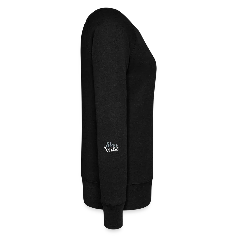 Women's Wideneck Sweatshirt - black