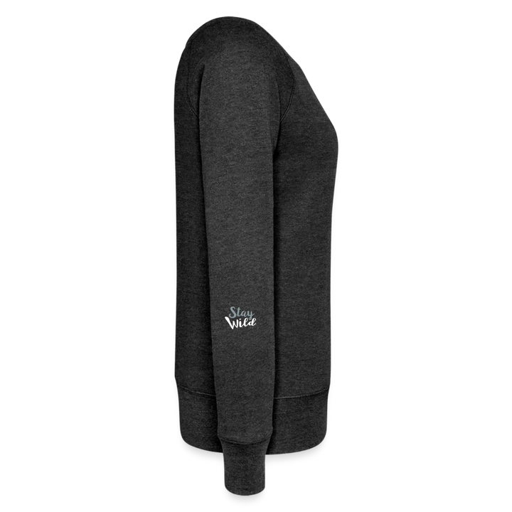 Women's Wideneck Sweatshirt - heather black