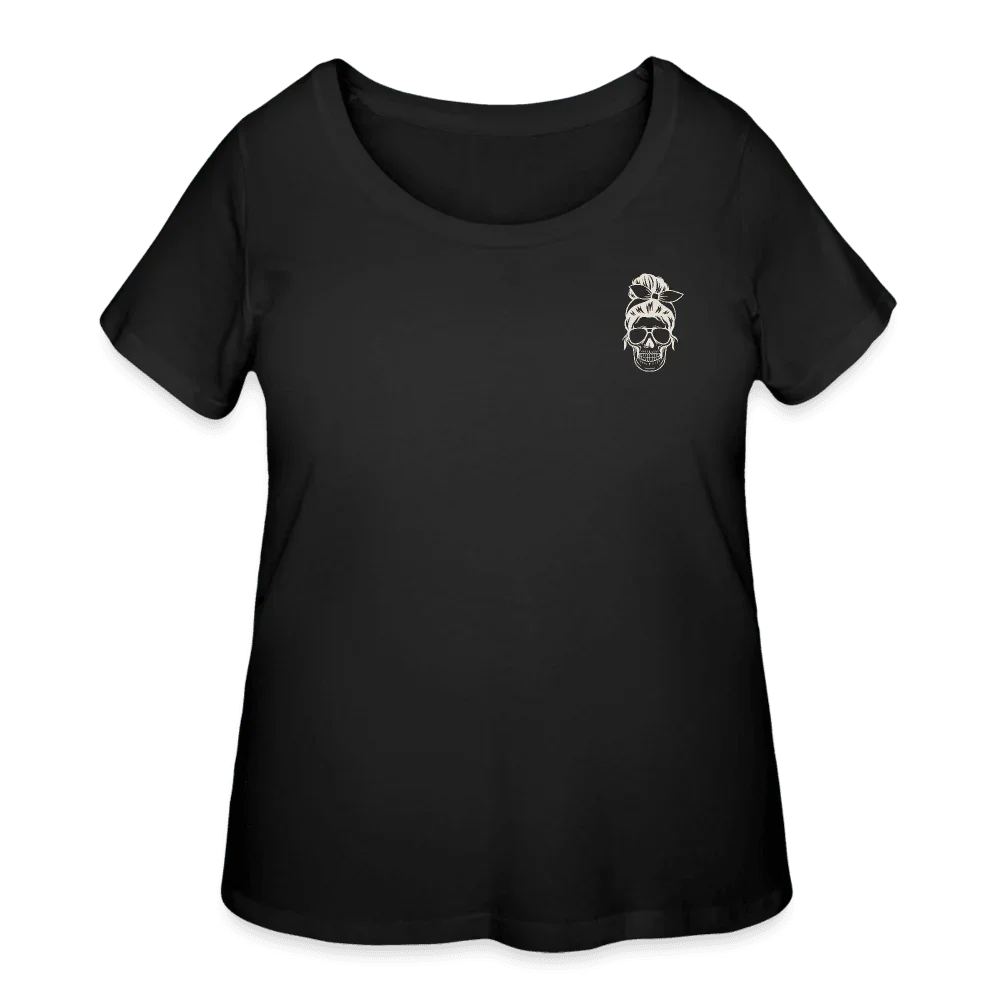 Women’s Rebel Rosie Curvy T-Shirt - black