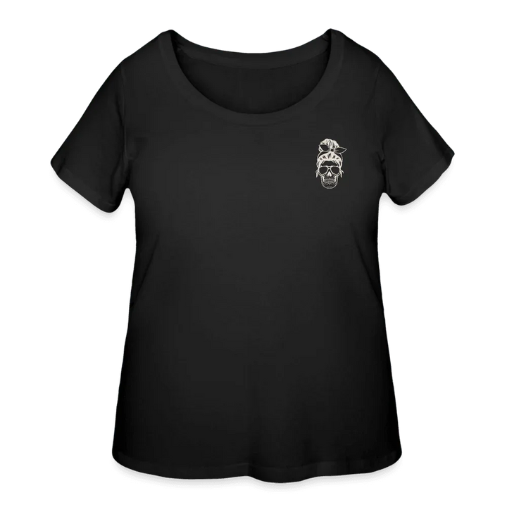 Women’s Rebel Rosie Curvy T-Shirt - black